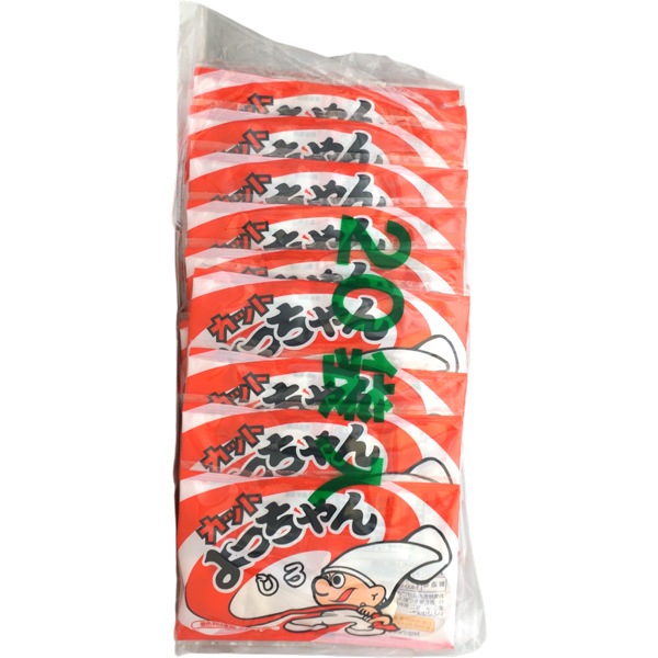 50円 よっちゃん 10gカットよっちゃん しろ [1袋 20個入]