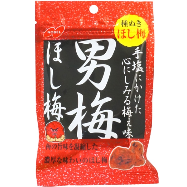 200円 ノーベル 男梅ほし梅 [1箱 6個入]：駄菓子,お菓子の通販｜卸問屋