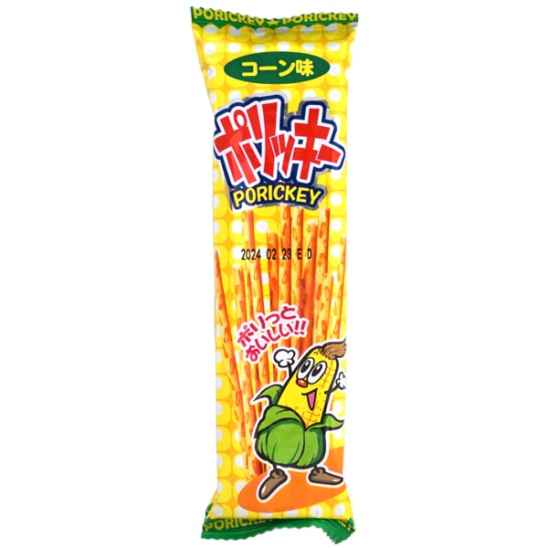 25円 やおきん 16gポリッキー コーン味 [1袋 24個入]