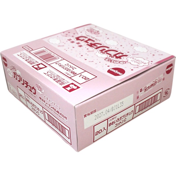 40円 メイチュー ゆめいろガブリチュウ コットンキャンディ味 [1箱 20個入]