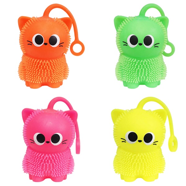 雷撃猫　ヨーヨー50個 光るピカピカネコちゃんヨーヨー [1箱 12個入]：駄菓子,お菓子の通販