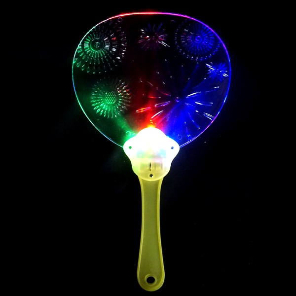 光るうちわ花火柄2 [1袋 12個入]