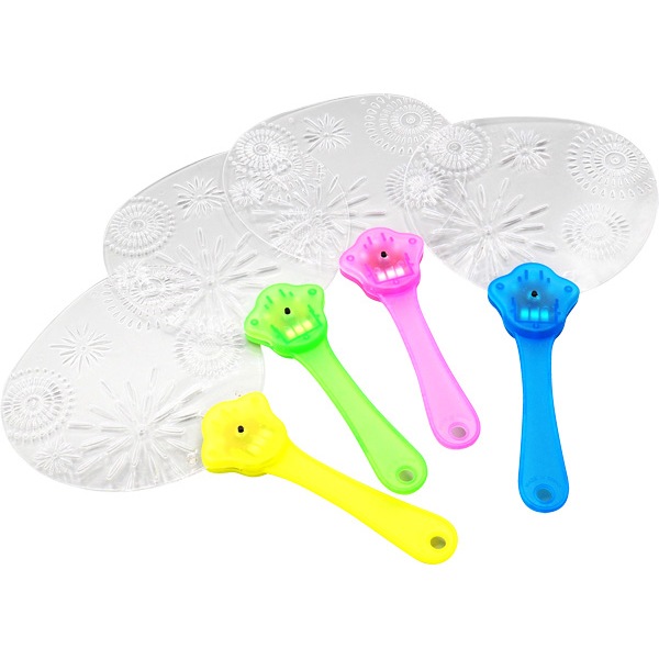 光るうちわ花火柄2 [1袋 12個入]