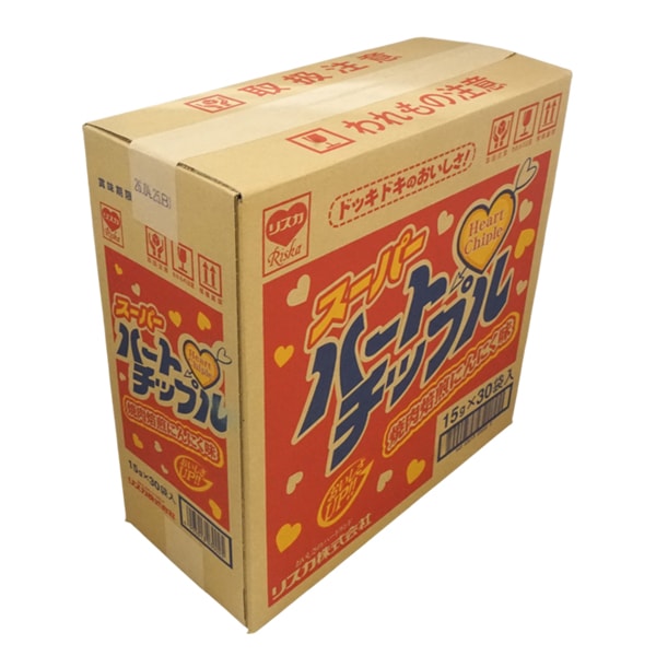 40円 リスカ 15gハートチップル [1箱 30個入]：駄菓子,お菓子の通販