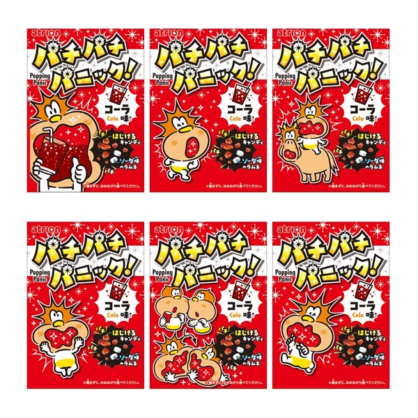 ミラーマン ポリ パラシュート 未開封品 珍品 パチ 駄菓子屋 40円 アトリオン パチパチパニック コーラ [1箱 24個入]：駄菓子,お