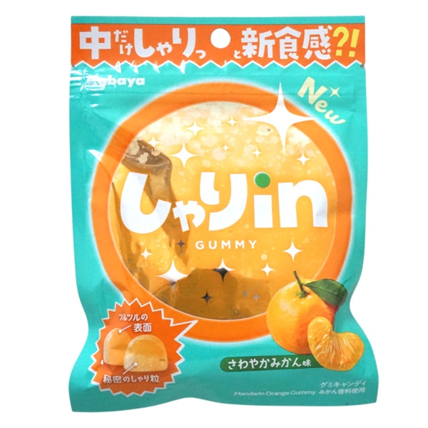 170円 カバヤ しゃりinグミ みかん [1箱 10個入]：駄菓子,お菓子の通販
