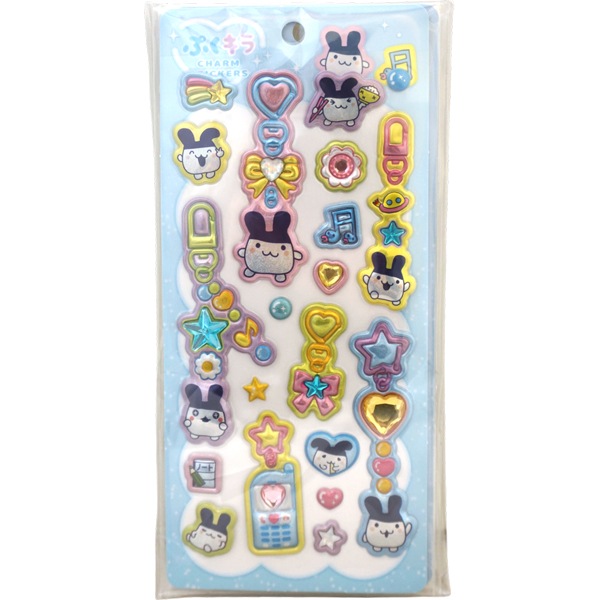 ぷくキラチャームステッカー たまごっち [1袋 3枚入]：駄菓子,お菓子の