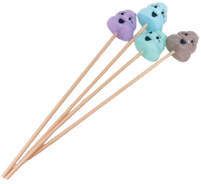 光る棒つきうんちくん [1袋 12個入]