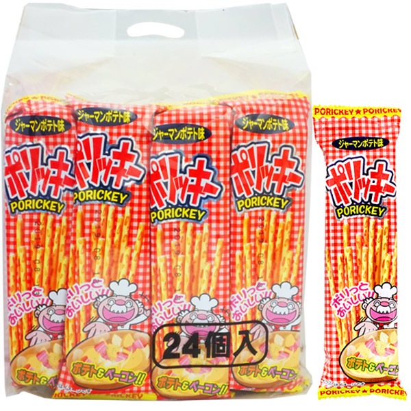 25円 やおきん 16gポリッキー ジャーマンポテト味 [1袋 24個入]