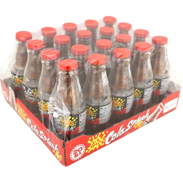 100円 やおきん コーラスプラッシュ [1箱 20個入]：駄菓子,お菓子の