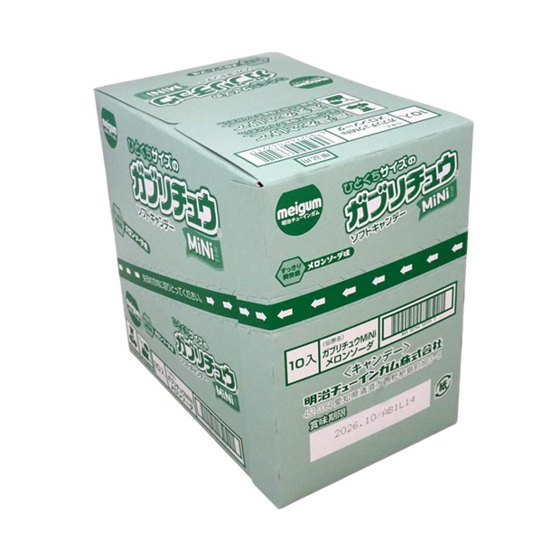 100円 メイチュー ガブリチュウミニメロンソーダ [1箱 10個入]
