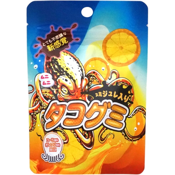 188円 メリーゴーランド 40gタコグミ[1袋 12個入]：駄菓子,お
