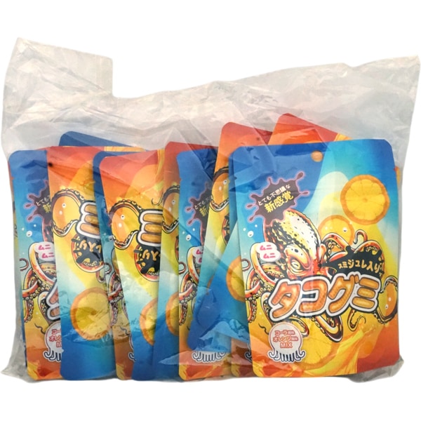 188円 メリーゴーランド 40gタコグミ[1袋 12個入]：駄菓子,お