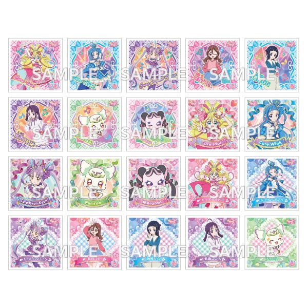 100円 エンスカイ キミとアイドルプリキュア プリキラシール
