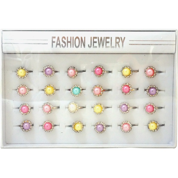 キラキラパール指輪 [1箱 24個入]