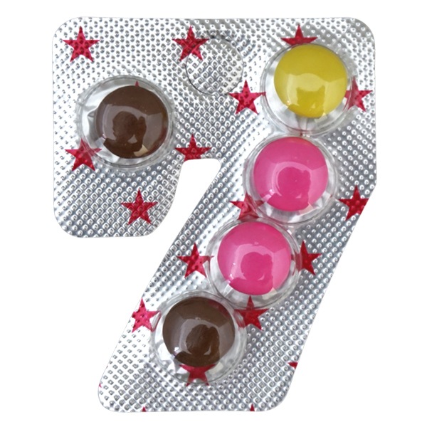 20円 チーリン 5粒ウィットナンバーチョコ [1箱 60個入]