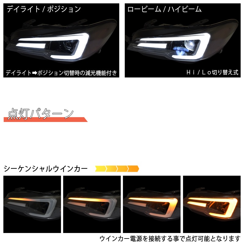 78WORKS l インプレッサ WRX STI ファイバー ヘッドライト取扱い