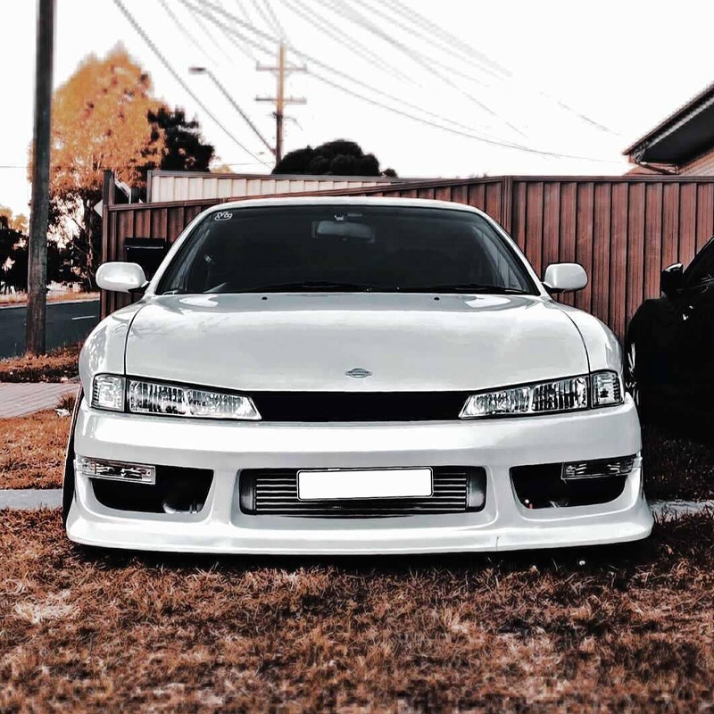 S14 シルビア 後期用<br>海外人気 クリアーレンズモデル<br>ヘッドライト<br>クローム