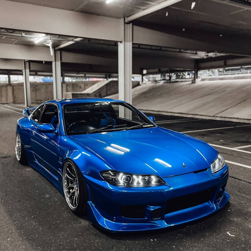 S15 シルビア / ヴァリエッタ<br>LEDロービームモデル<br>ファイバーLEDヘッドライト V5<br>ブラック