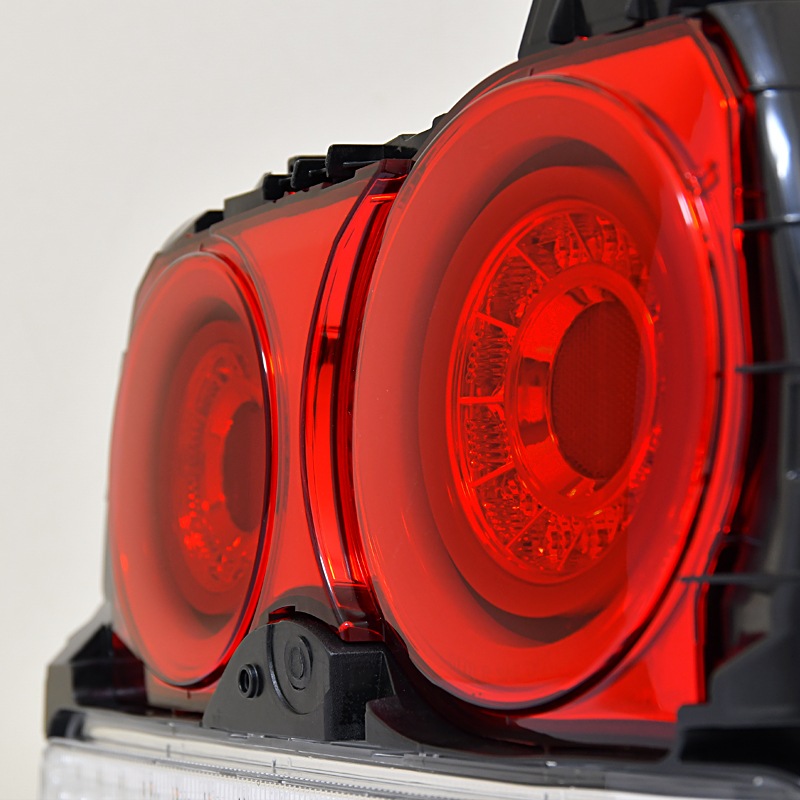 R34 スカイライン 4D セダン用<br>ENR34 ER34 HR34<BR>ファイバー LEDテールランプ<br>レッドクリアー/オールクリアー