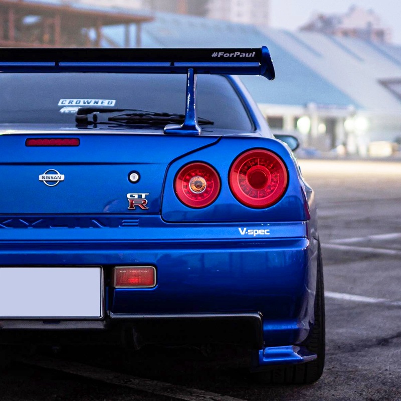 R34 スカイライン　社外LEDテールランプ ER34 BNR34 GTR 34 R34 スカイライン GT GT-R 2ドア クーペ BNR ENR ER HR LED