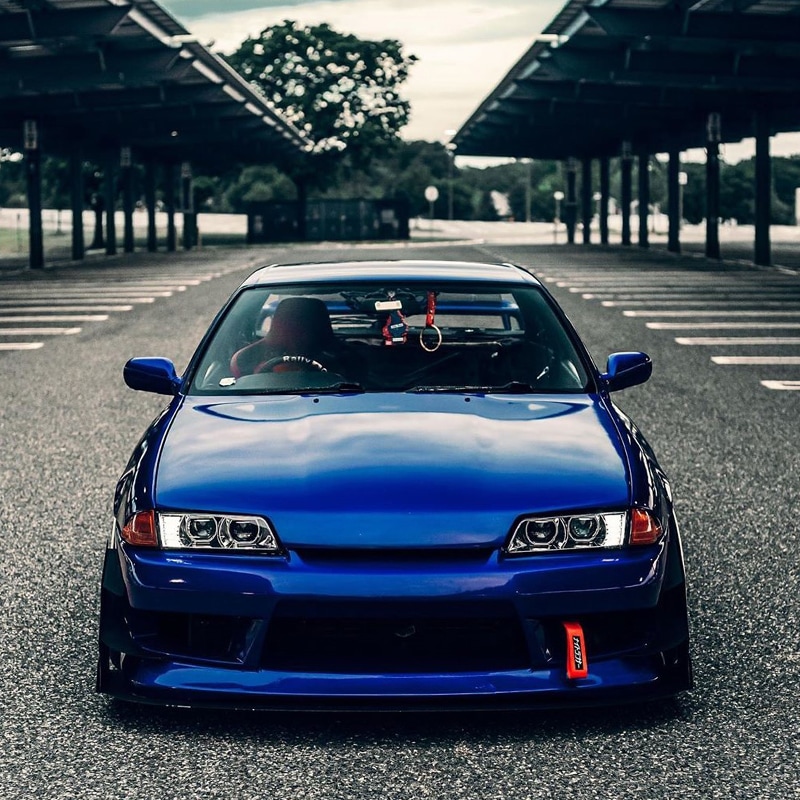 R32 スカイライン GTS GT-R<BR>高輝度LED ４灯仕様<br>フルLEDヘッドライト<br>クローム