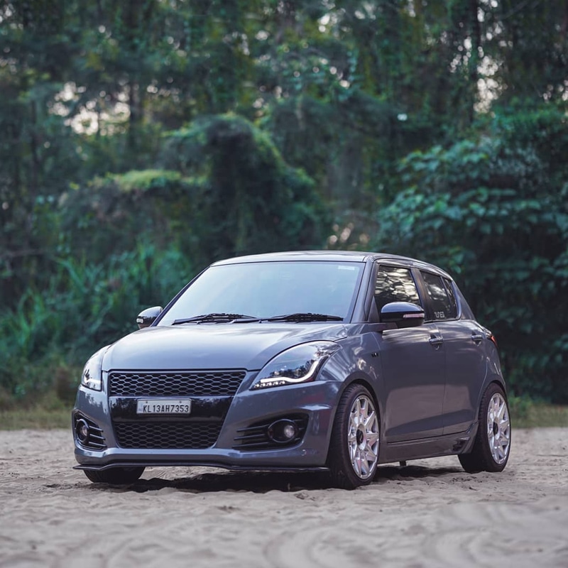 ZC72S ZD72S ZC32S スイフト RS<br>スイフトスポーツ LEDロービームモデル<br>ファイバー LED ヘッドライト V3<br>ブラック