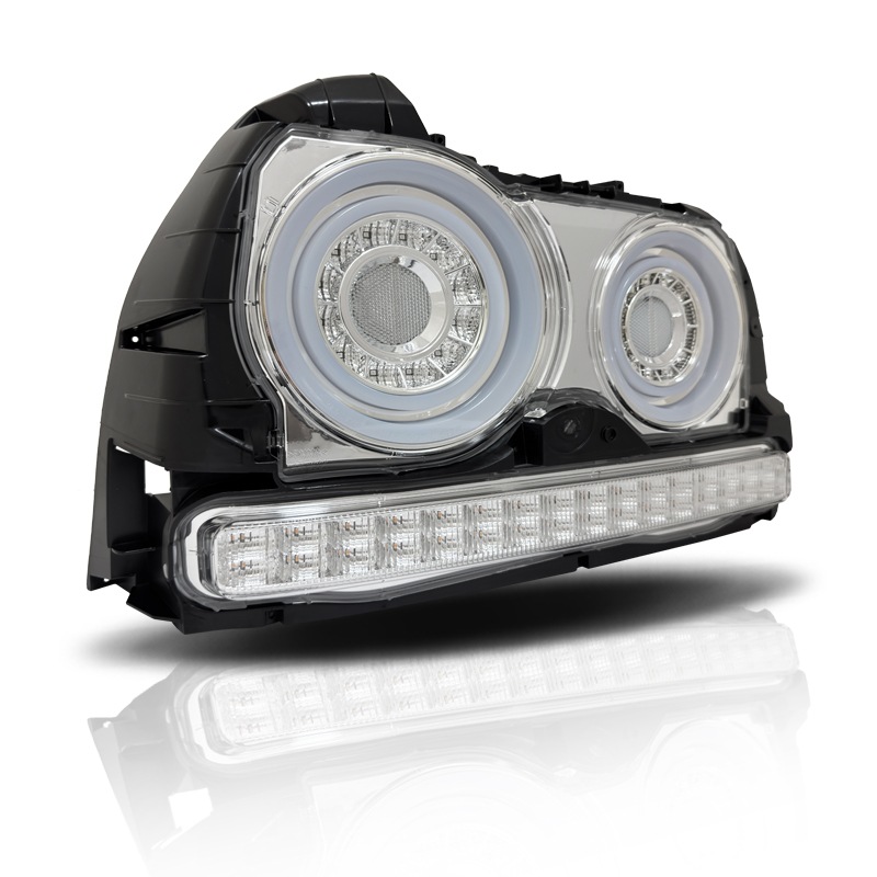 R34 スカイライン 4D セダン用<br>ENR34 ER34 HR34<BR>ファイバー LEDテールランプ<br>オールクリアー