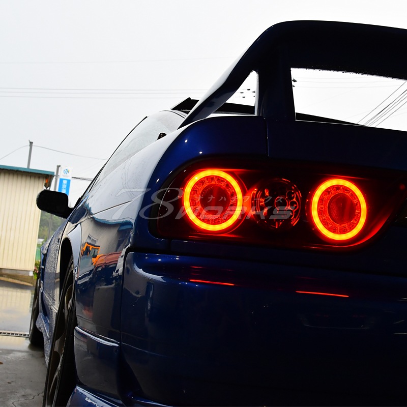 NISSAN 180SX ワンエイティ シルエイティ 後期用<br>RPS13 KRPS13 <br>LED テールランプ Ｖ３<br>クリアー