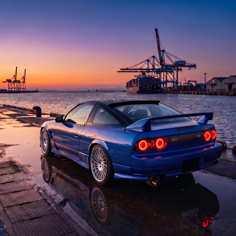 NISSAN 180SX ワンエイティ シルエイティ 後期用<br>RPS13 KRPS13 <br>LED テールランプ Ｖ３<br>クリアー