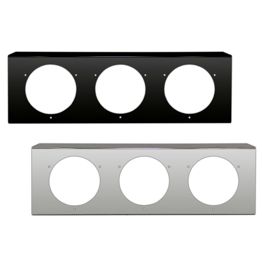 24V 丸型テール取り付け用ブラケット トレーラーテール/大型・中型トラック/汎用 ブラック/クロームメッキ