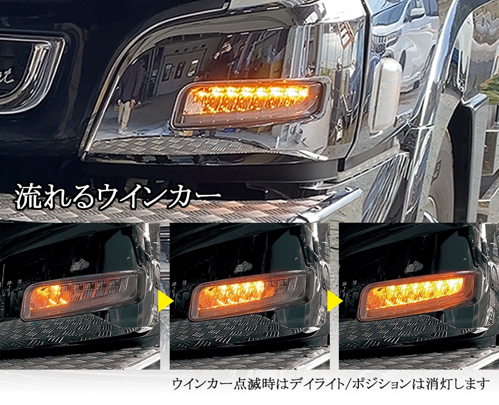 三菱ふそう大型トラック 07スーパーグレート用LEDヘッドライト