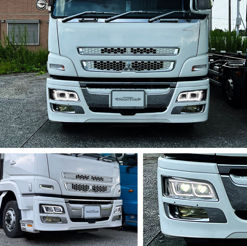 ��ɩ�դ��� �緿07�����ѡ����졼�� 2���ڤ��ؤ��ץ�����������LED�إåɥ饤�� �ǥ��饤�ȵ�ǽ �ϥ�����/HID���б� ��������/�֥�å� ����1��ʬ���å�