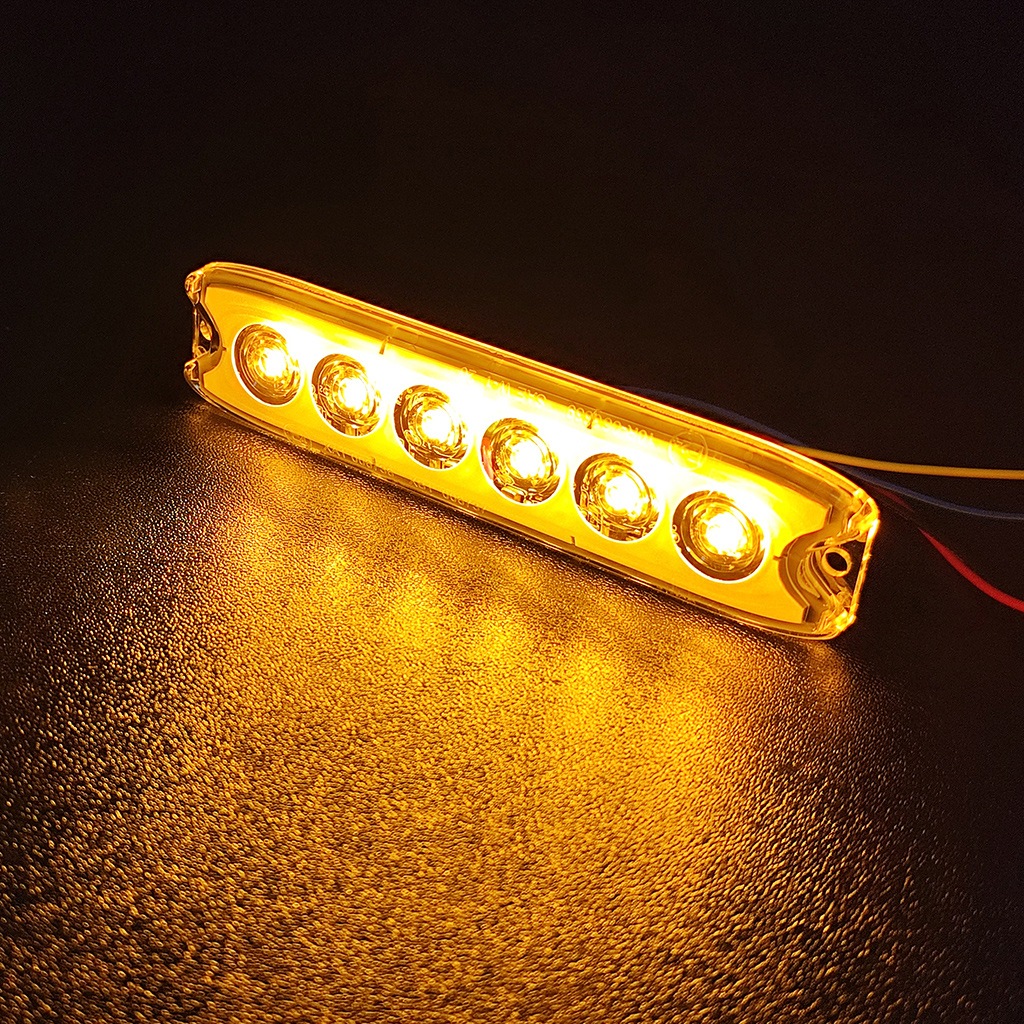 ʥȥ 12V/24V Ķ7mm 6LED˥󥰥ޡ 7ǥѥ С/֥롼/꡼/ۥ磻 ٸ եå饤