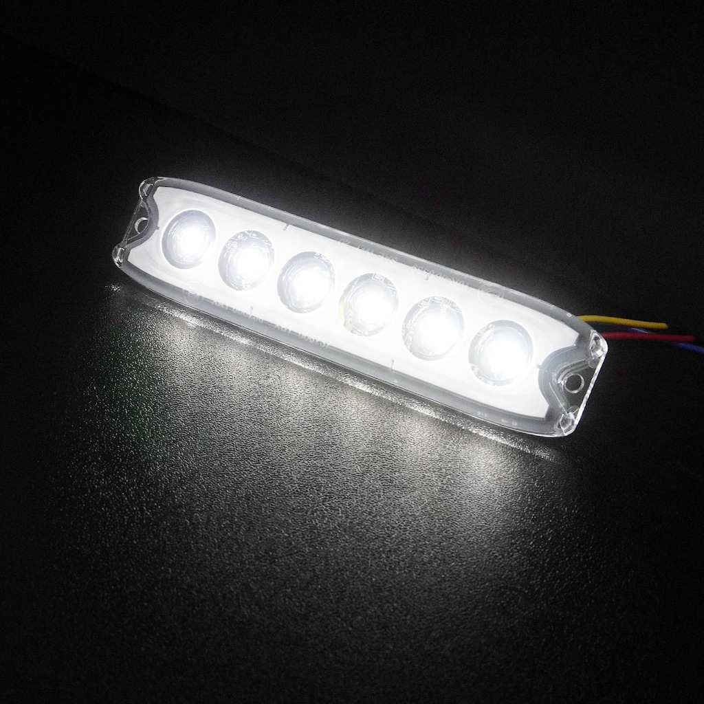 ʥȥ 12V/24V Ķ7mm 6LED˥󥰥ޡ 7ǥѥ С/֥롼/꡼/ۥ磻 ٸ եå饤