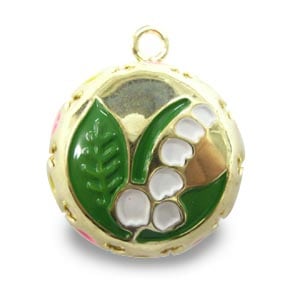 和柄鈴/スズラン/本体約20mm/金/1個｜作ろ！ドットコム