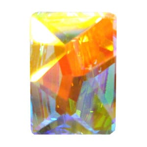 スワロフスキー/四角/2520/クリスタルオーロラ/2個｜作ろ！ドットコム