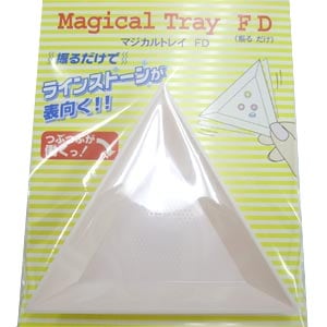 ラインストーン付きヴィンテージミラートレイ マジカルトレイ FD/1辺約85mm/1枚入｜作ろ！ドットコム プレシオサ