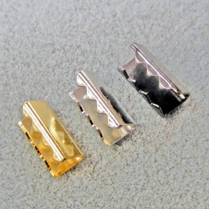 リボン留金具(カン無)/CL10N/10mm幅用/5個｜作ろ！ドットコム