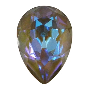 スワロフスキー/シズク/4320/14x10mm/CRYアーミーグリーン ディライト