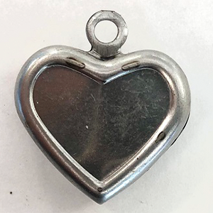 タイコ鈴/ハート型/無地/D4-21/約20mm/銅色/1個｜作ろ！ドットコム