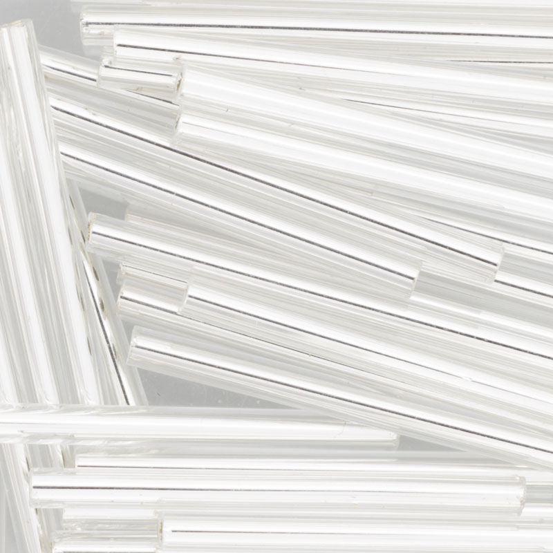 H3941/竹ビーズ(ロングビューグル)/30mm/7g(約25本)｜作ろ