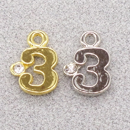 数字チャーム(カン付)/ SHCT062-1R/3 /1個｜作ろ！ドットコム