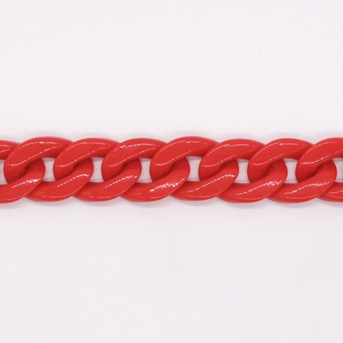 プラチェーン/PLC-01(16.5X22.5)/レッド/20cm(16コマ)｜作ろ！ドット
