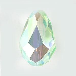 スワロフスキー/ビーズ/5500/ペリドットオーロラ/9X6mm/2個｜作ろ