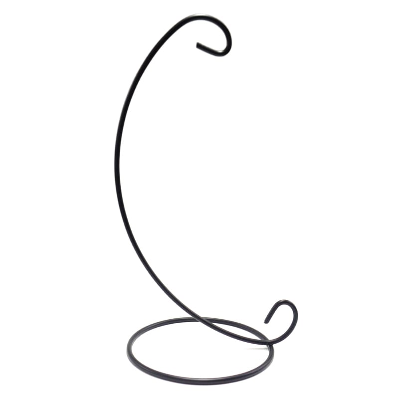 サンキャッチャースタンド(C字型)/B-1/高さ23cm/ブラック/1個｜作ろ