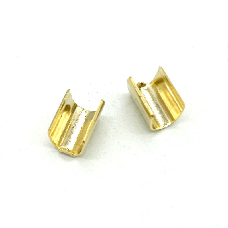 ひも留金具 (カンなし)/0222-4N/4mm用/10個｜作ろ！ドットコム