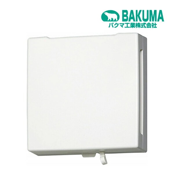 ◆15時迄出荷OK！バクマ工業【RE-150J】アイボリー 自然給気用 樹脂製角型レジスター 壁面取付用 標準型