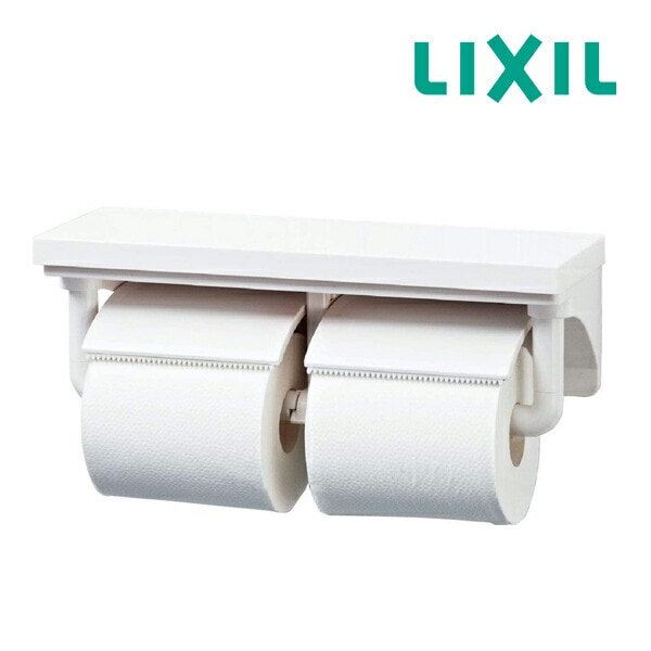 ∠▽◆15時迄出荷OK！INAX/LIXIL【CF-AA64/WA】棚付2連紙巻器 WAホワイト パブリック用