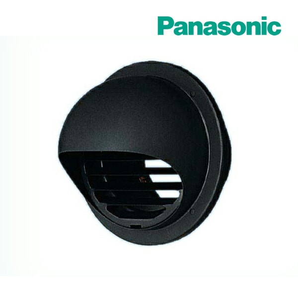 ◆15時迄出荷OK！パナソニック システム換気部材【FY-MCA042-K】丸形パイプフード アルミ製 ガラリ付 Φ100用 色＝ブラック